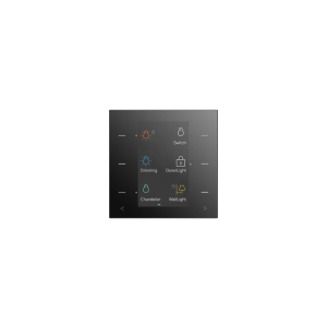 SZKLANY PRZYCISK KNX GS3 PRO czarny
